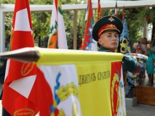 В Музее военной формы одежды РВИО прошло празднование 330-летия со дня основания Преображенского полка, созданного Петром I в селе Преображенском.